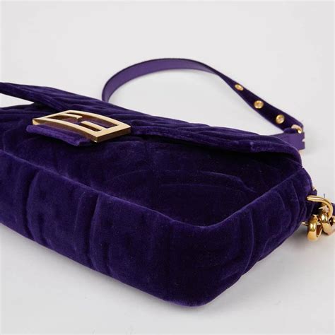 fendi baguette velvet